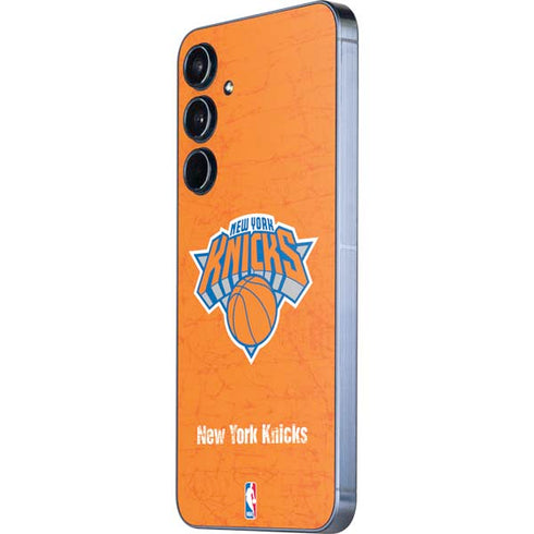 NBA New York Knicks Orange Primary Logo Galaxy A36 5G Skin